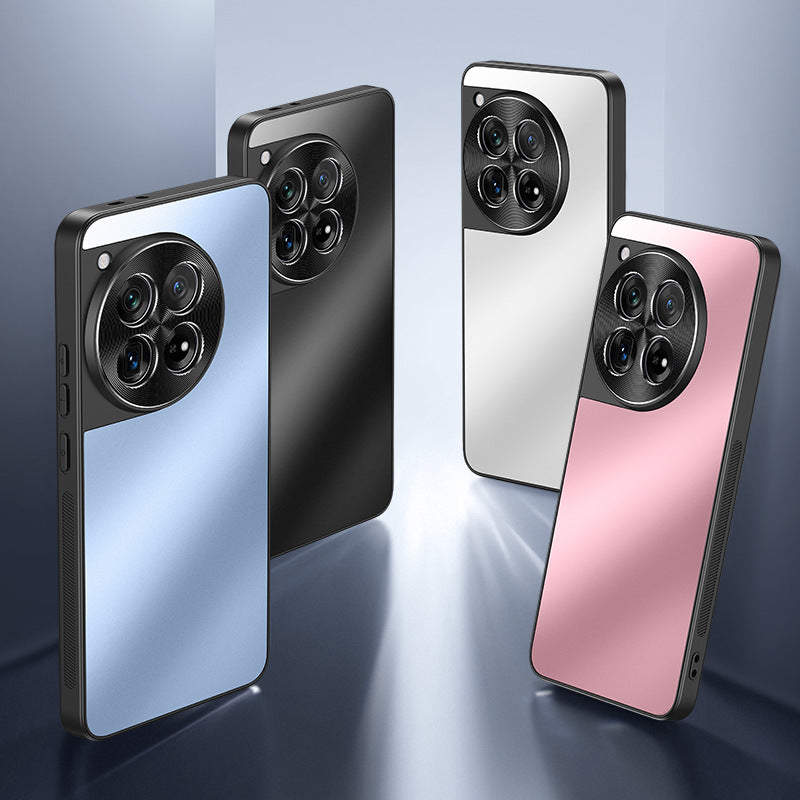 OnePlus Series | Matte Colorful Mobile Phone Case with Metal Lens Ring