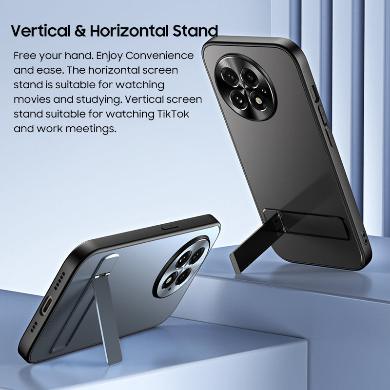 OnePlus Series | Electroplated Frosted Bracket Mobile Phone Case