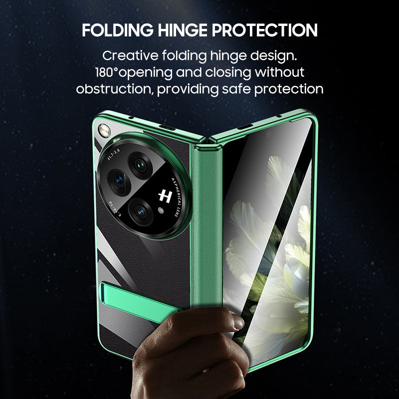 Oneplus-Open Series | Electroplated Transparent Bracket Mobile Phone Case