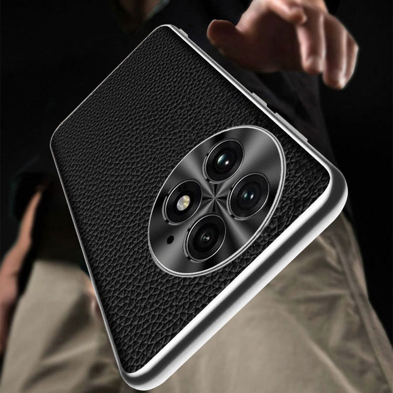 OnePlus Series | Genuine Leather High-End Business Phone Case