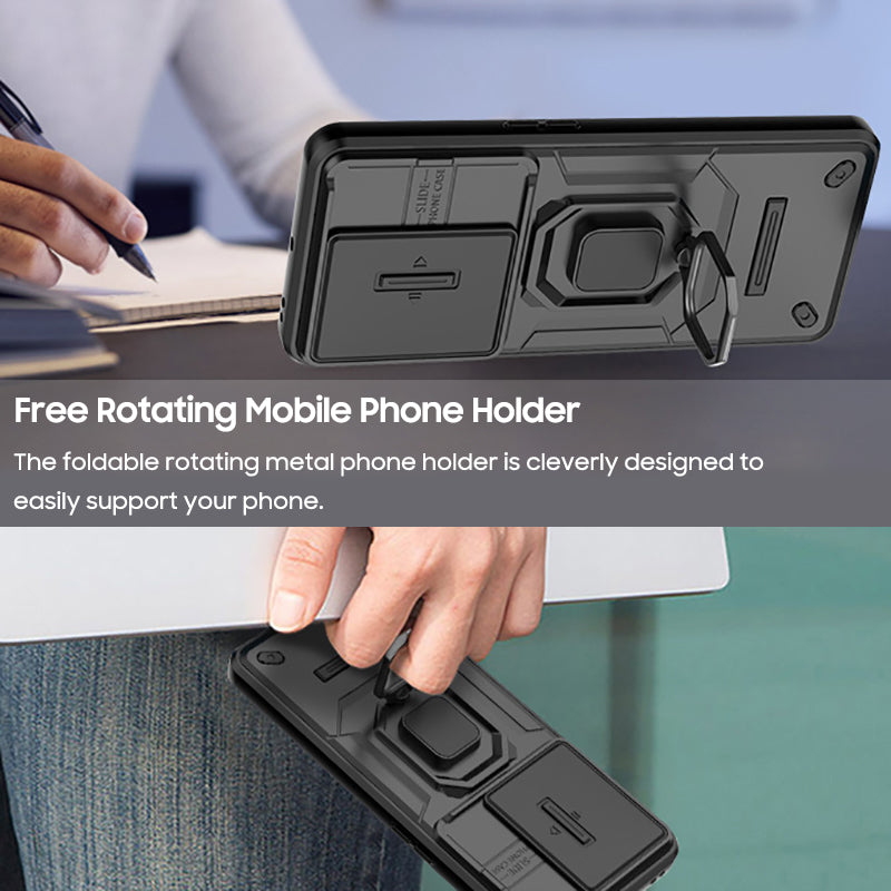 OnePlus Series | Rotating Ring Stand Anti-Fall Phone Case