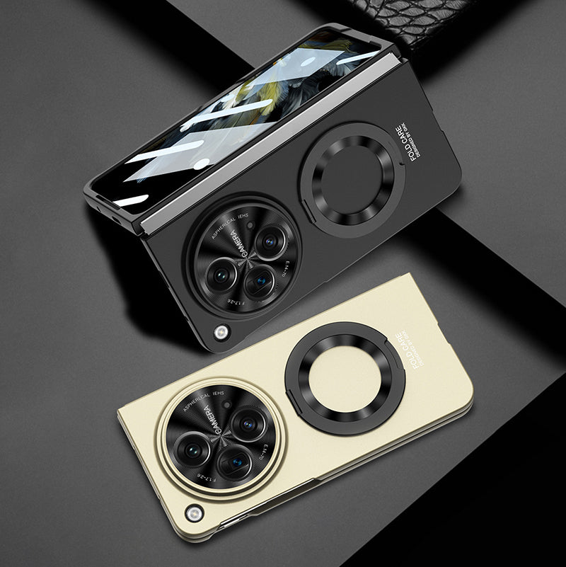 Oneplus-Open Series | Rotating Magnetic Ring Frosted Mobile Phone Case