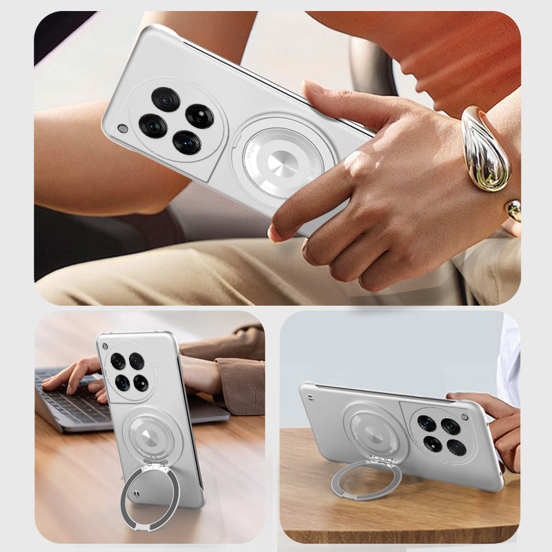 OnePlus Magsafe Series | Rotating Magnetic Stand Frosted Phone Case