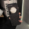 Galaxy Z Flip 5 / Leather Glitter Black