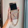 Galaxy Z Flip 6 / Retro Chanel w/ Bracelet + Screen Protector