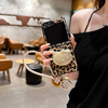 Galaxy Z Flip 6 / Leopard KT Case with Chain & Stand