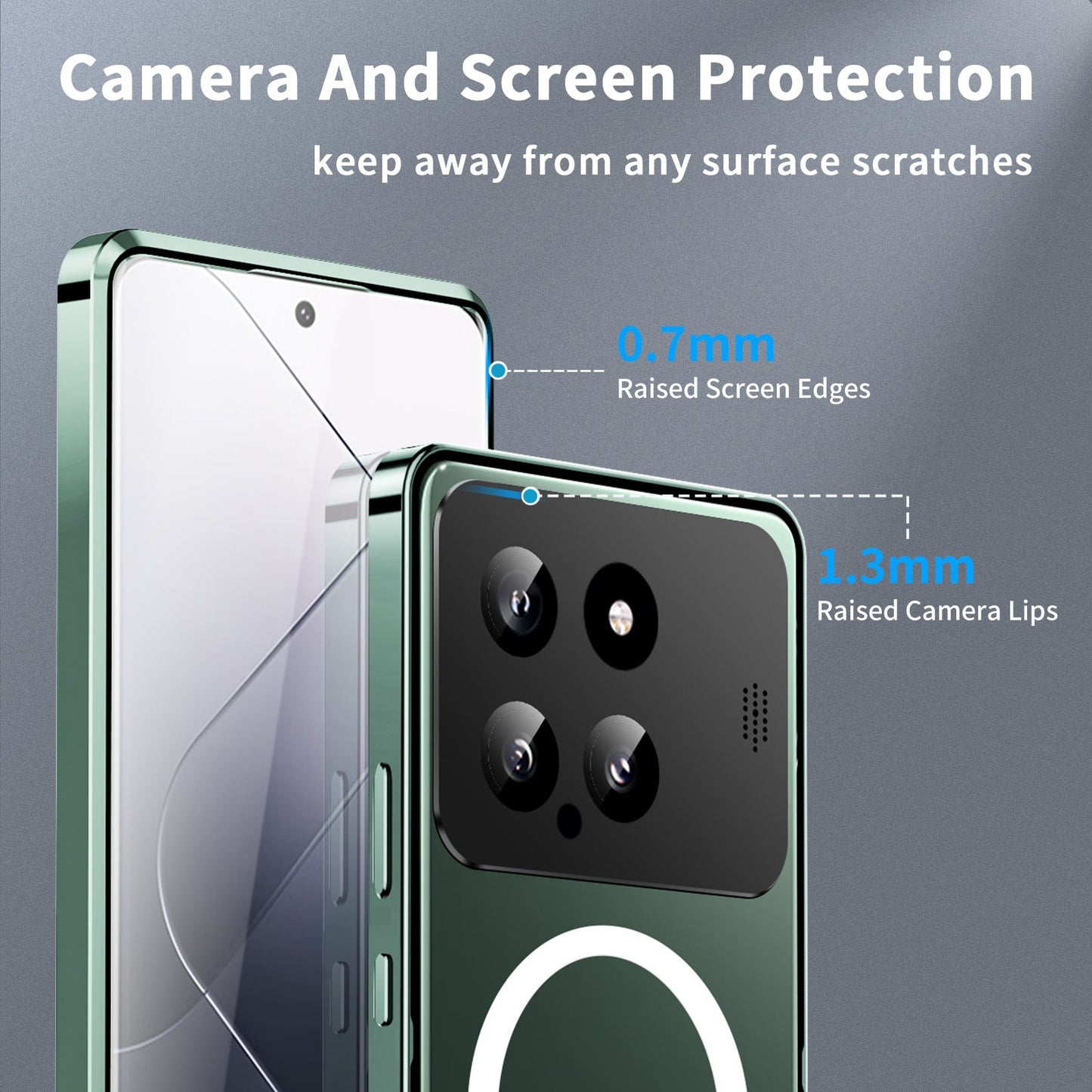 Xiaomi Magsafe Series | HD Metal Magnetic Phone Case