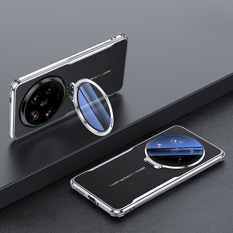 Xiaomi Series | All-Inclusive Lens Mount Leather Case