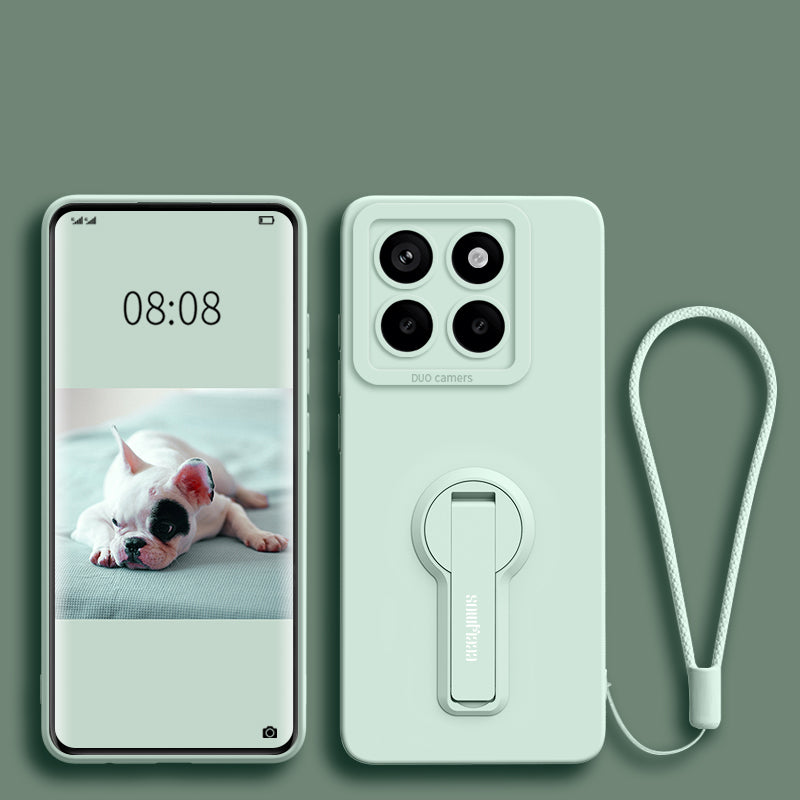 Xiaomi Series | Liquid Silicone Stand Phone Case