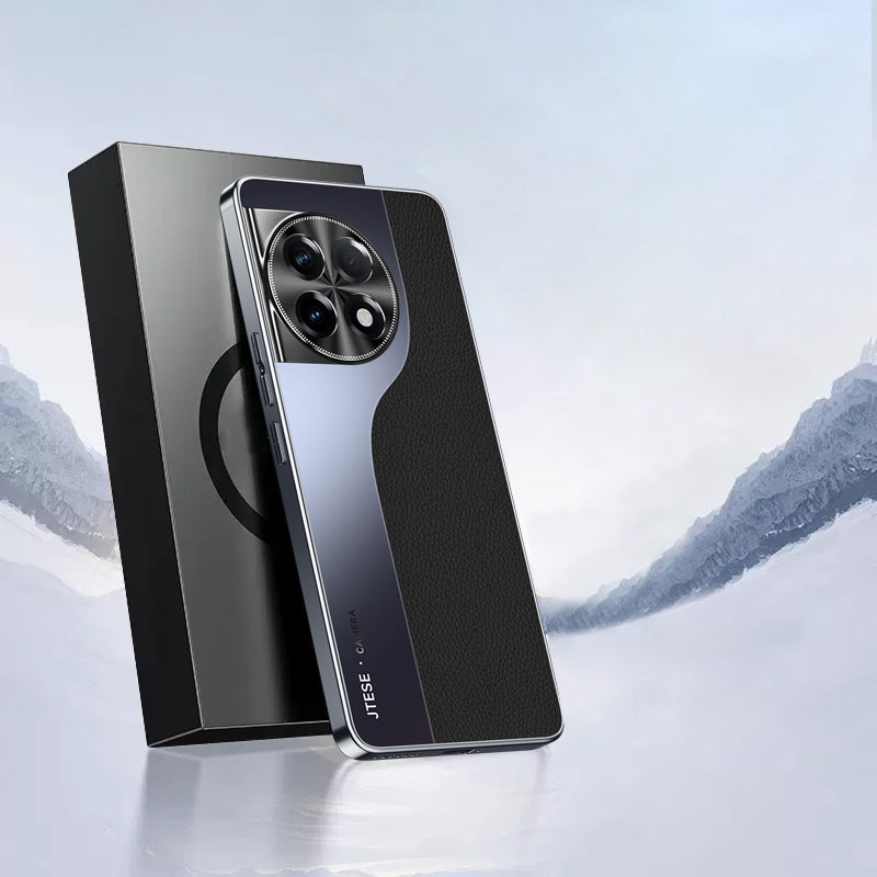 OnePlus Series | Spliced leather Phone Case
