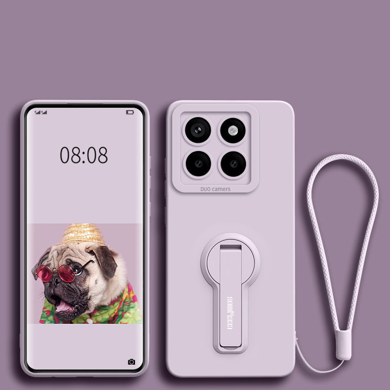 Xiaomi Series | Liquid Silicone Stand Phone Case