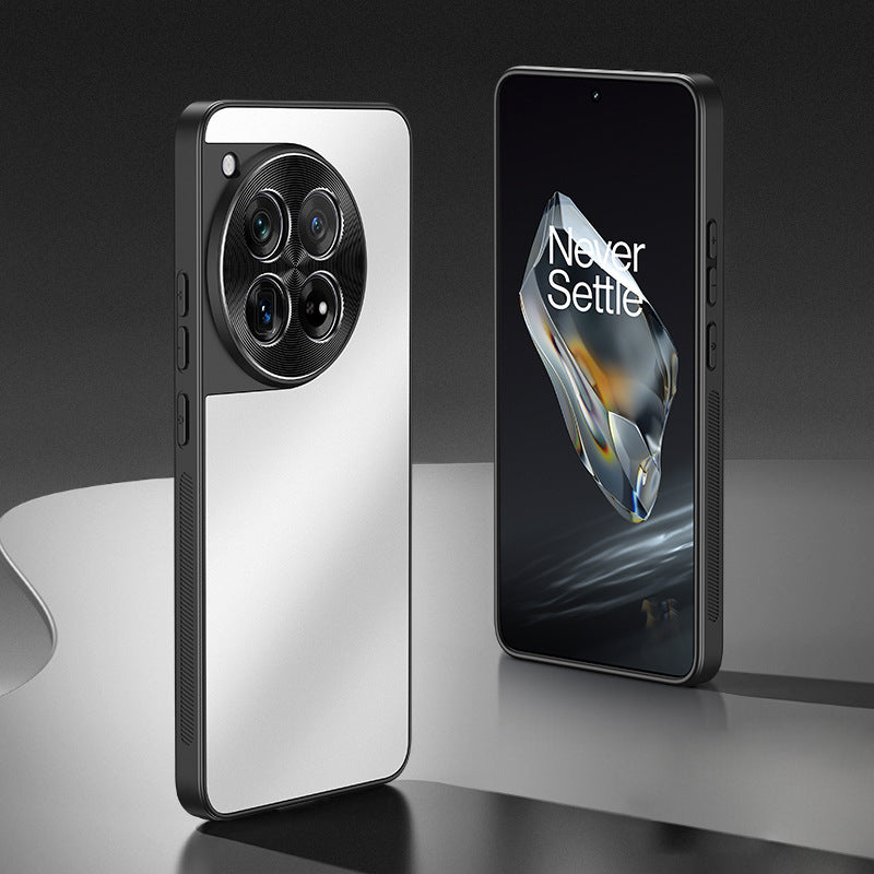 OnePlus Series | Matte Colorful Mobile Phone Case with Metal Lens Ring