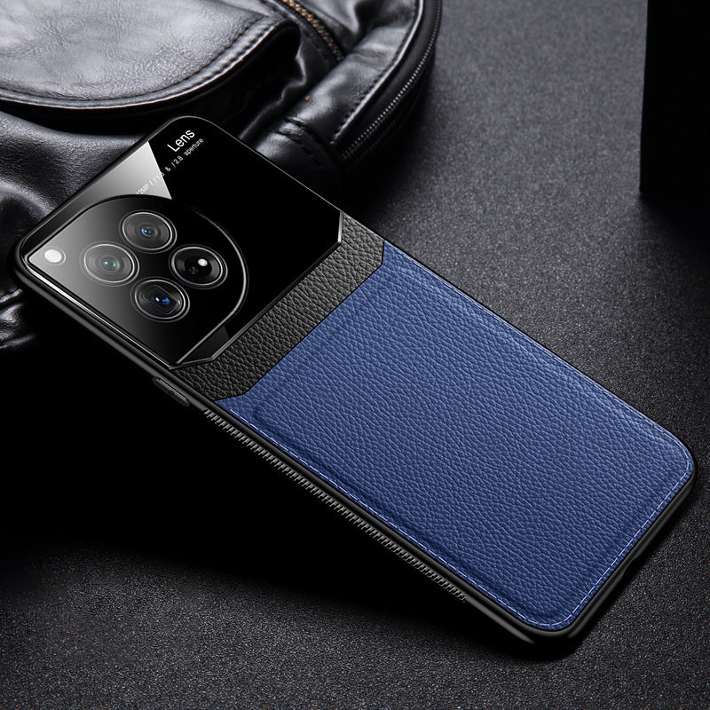 OnePlus series | Contrast Color Stitching Leather Phone Case