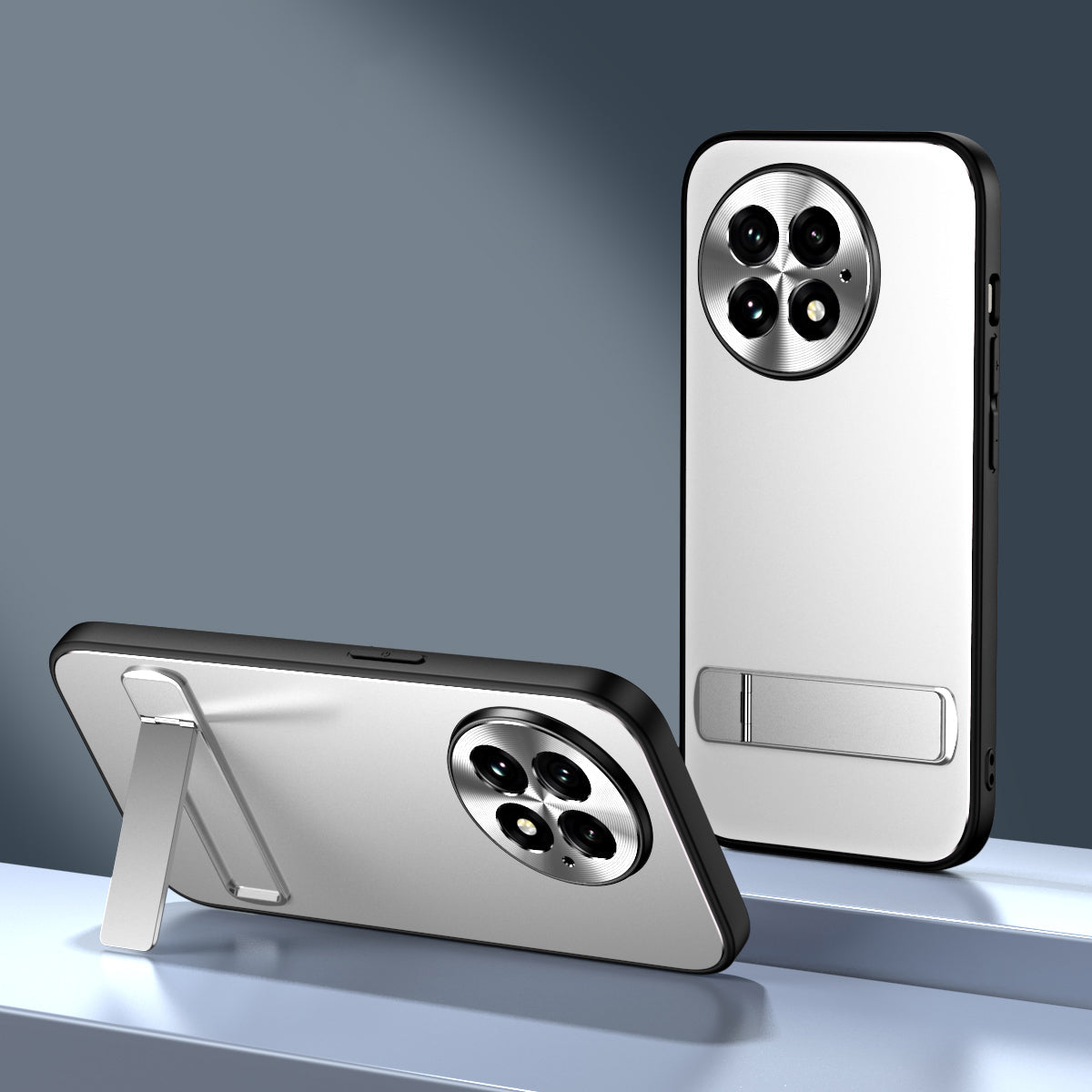 OnePlus Series | Electroplated Frosted Bracket Mobile Phone Case