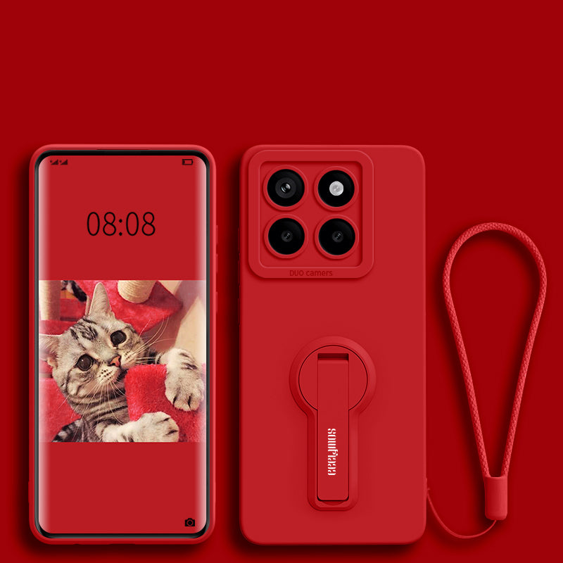 Xiaomi Series | Liquid Silicone Stand Phone Case