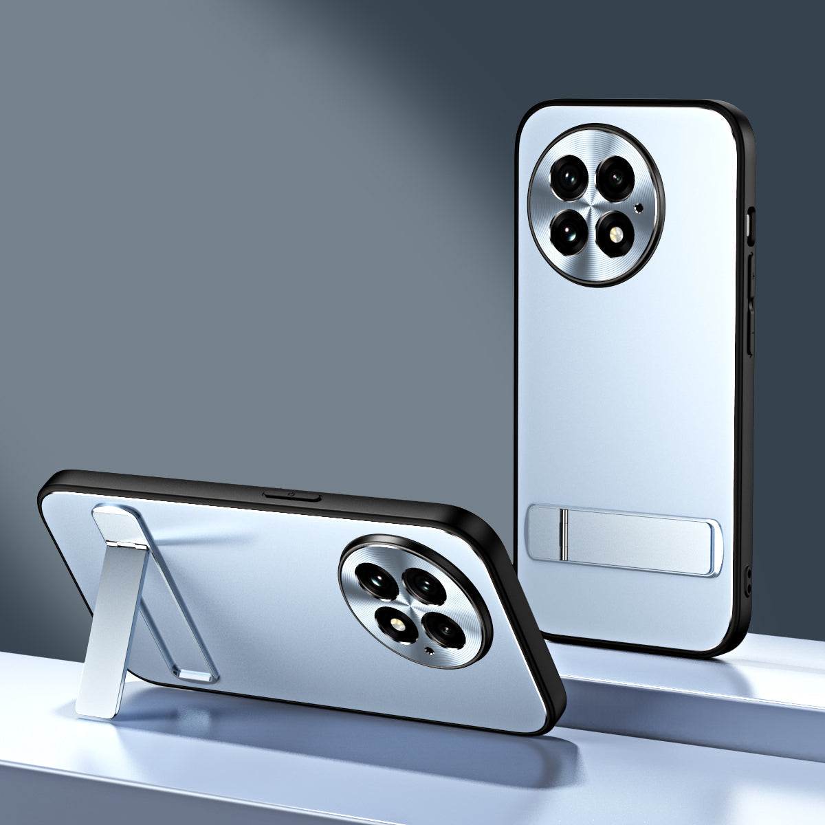 OnePlus Series | Electroplated Frosted Bracket Mobile Phone Case