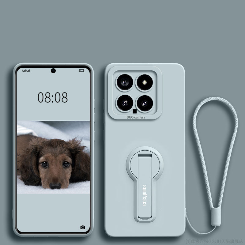 Xiaomi Series | Liquid Silicone Stand Phone Case