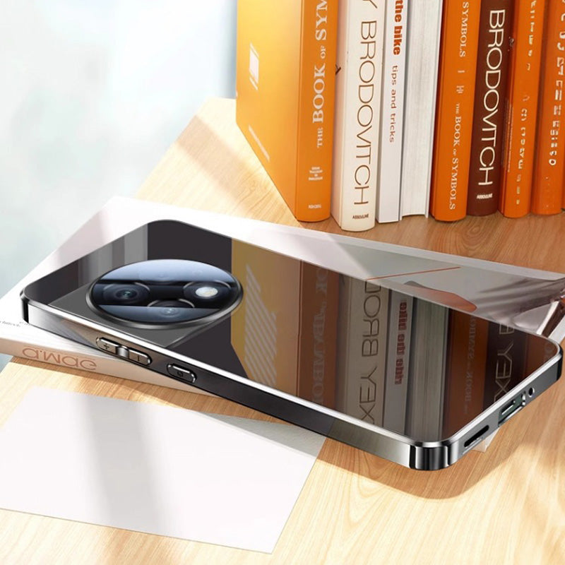 OnePlus Series | Electroplated Tempered Glass Phone Case