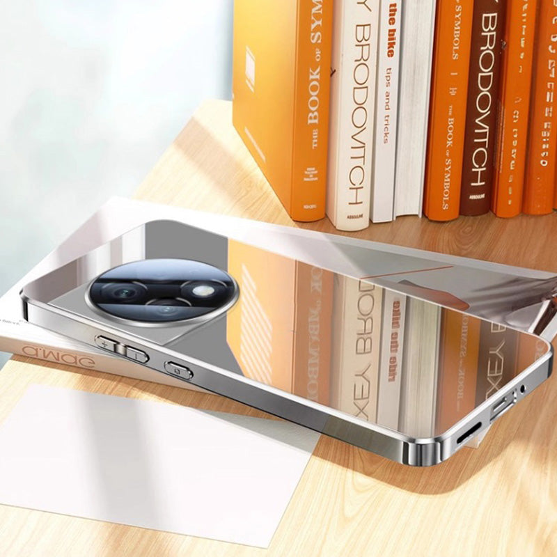 OnePlus Series | Electroplated Tempered Glass Phone Case