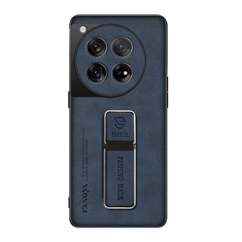 OnePlus series | Matte Leather Phone Case with Stand