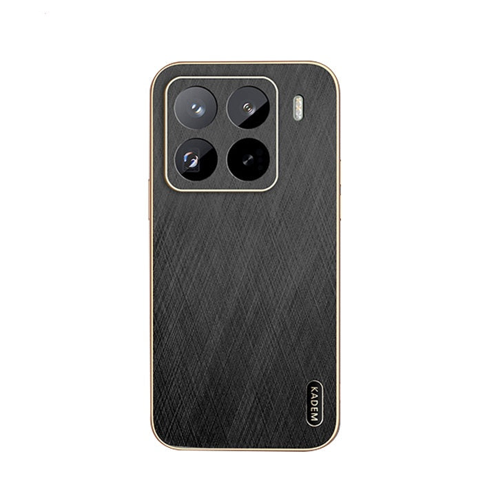 Xiaomi Series | Luxurious Gold and Silver Brocade Leather Case