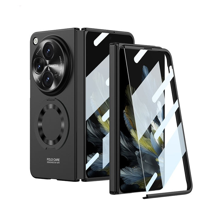 Oneplus-Open Series | Rotating Magnetic Ring Frosted Mobile Phone Case