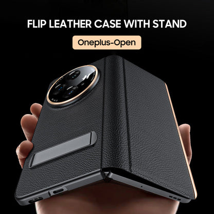 Oneplus-Open Series | Flip Leather Case with Stand