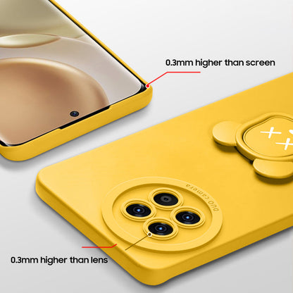 OnePlus Series | Gloomy Bear Liquid Silicone Holder Mobile Phone Case