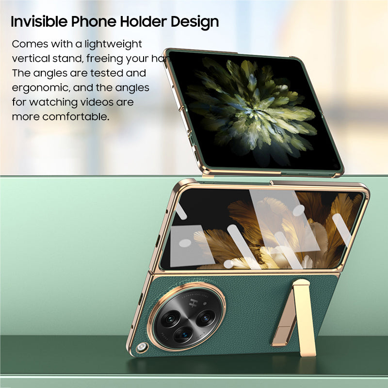 Oneplus-Open Series | Business Electroplated Leather Case