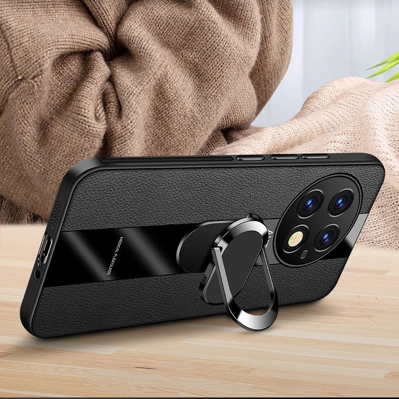 OnePlus Series | Porsche Leather Texture Holder Mobile Phone Case