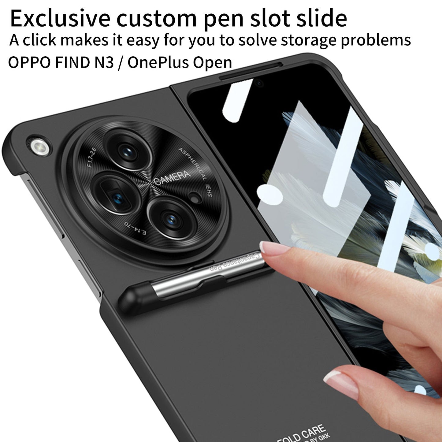 Oneplus-Open Series | Ultra-Thin Matte Phone Case (With Pen)