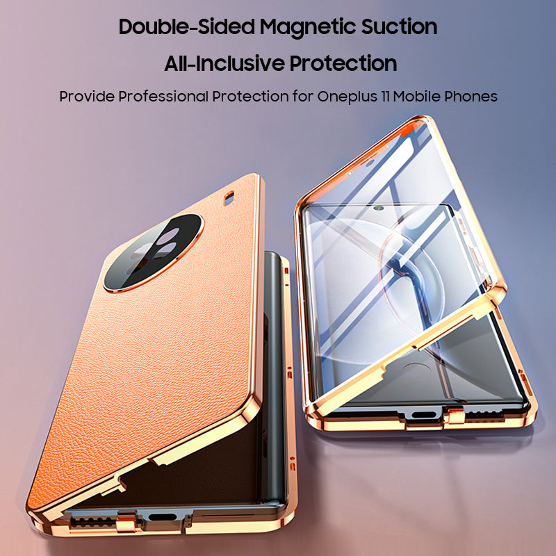 OnePlus Series | Leather Reversible Magnetic Mount Phone Case