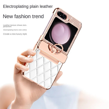 Luxury Leather Pattern Folding Protective Case