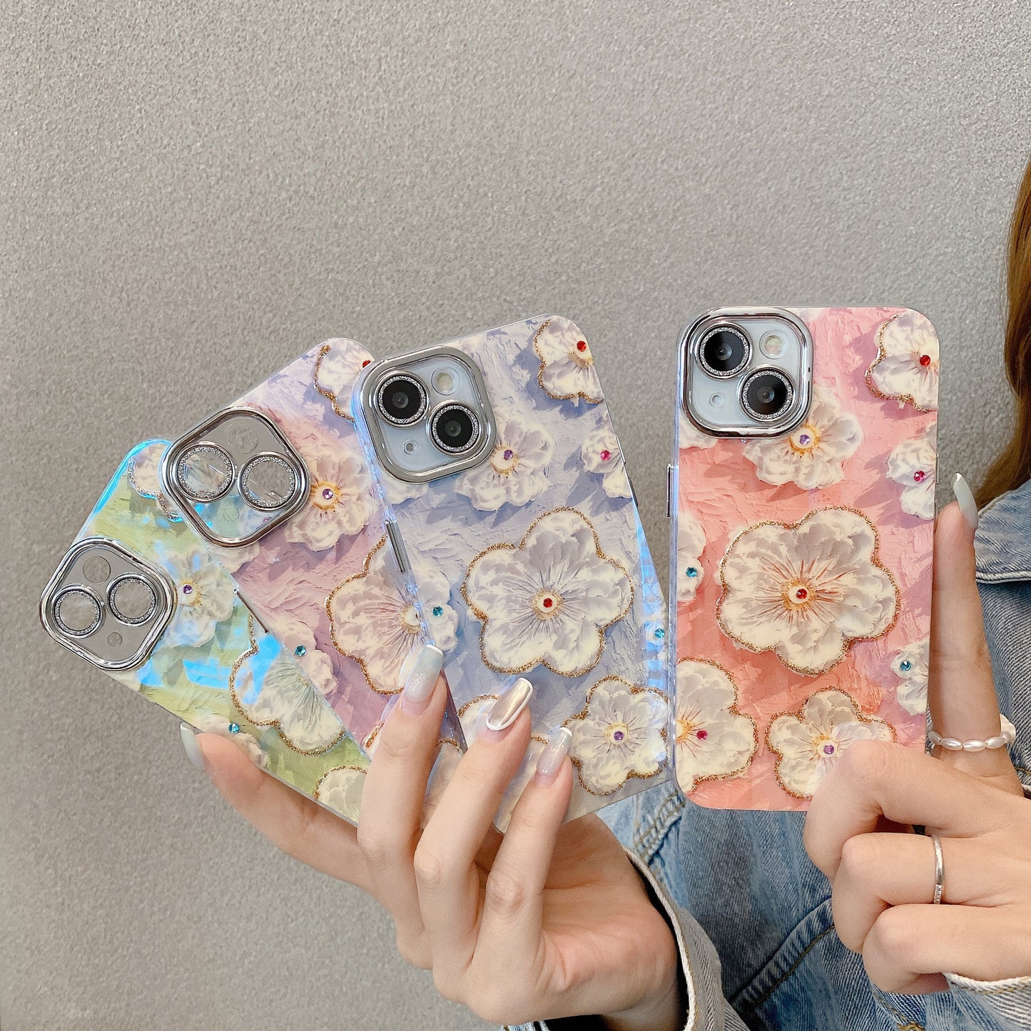 Artistic Floral Case : Elegance & Protection