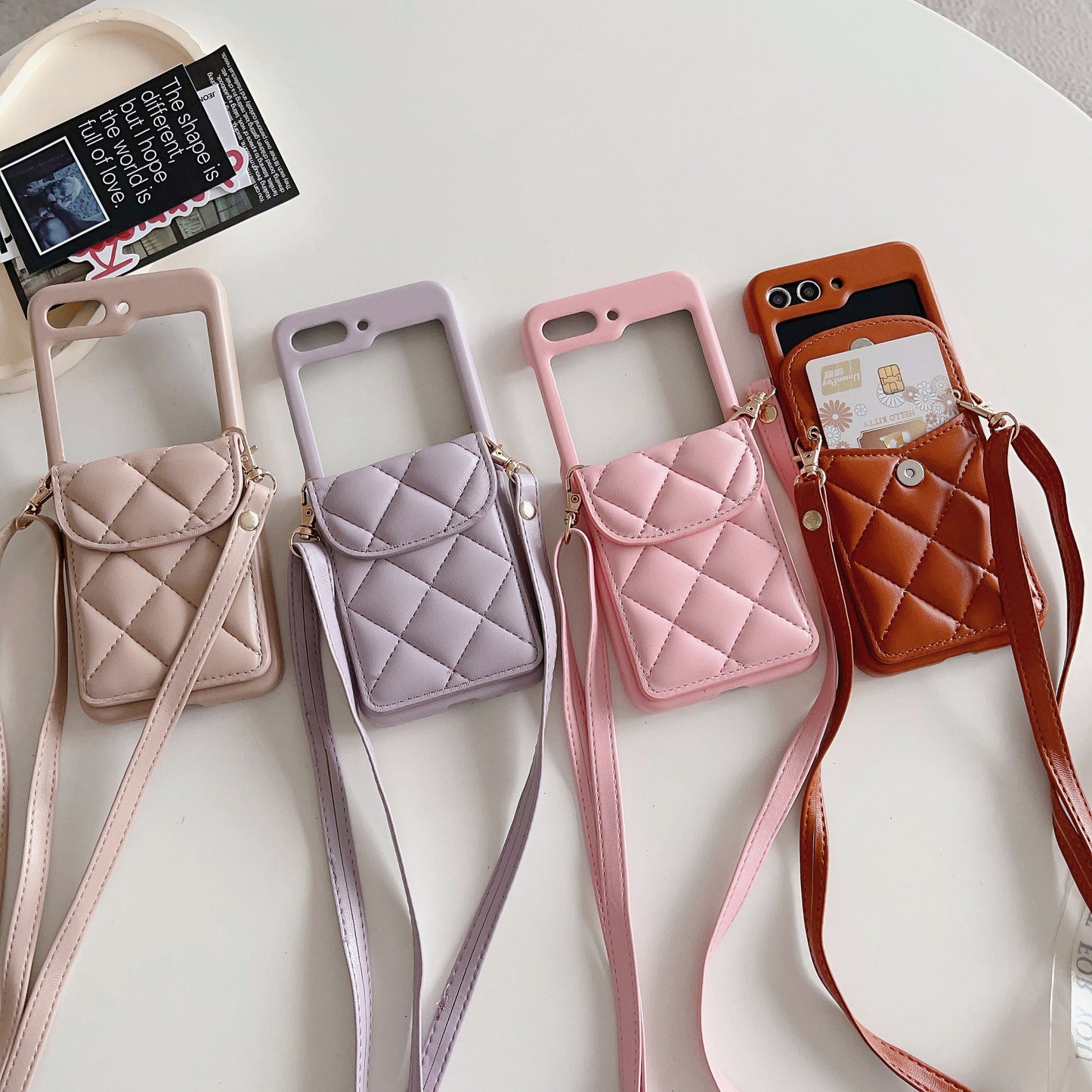 Card Bag Crossbody Case for Samsung Z Flip