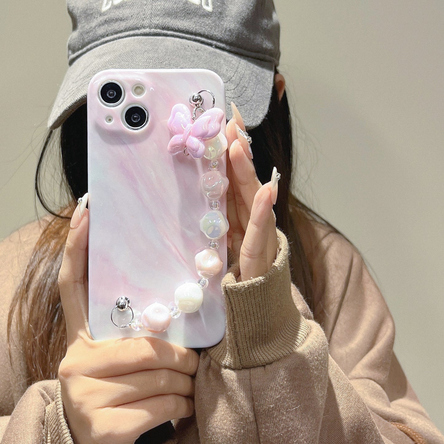 Blooming Pink iPhone Case: Trendy & Secure