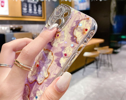 Artistic Floral Case : Elegance & Protection