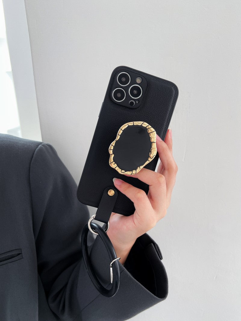 Black Gemstone Stand iPhone - Luxury & Stylish