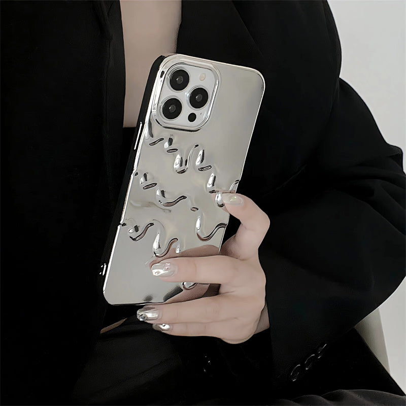 Silver 3D Phone Case for iPhone