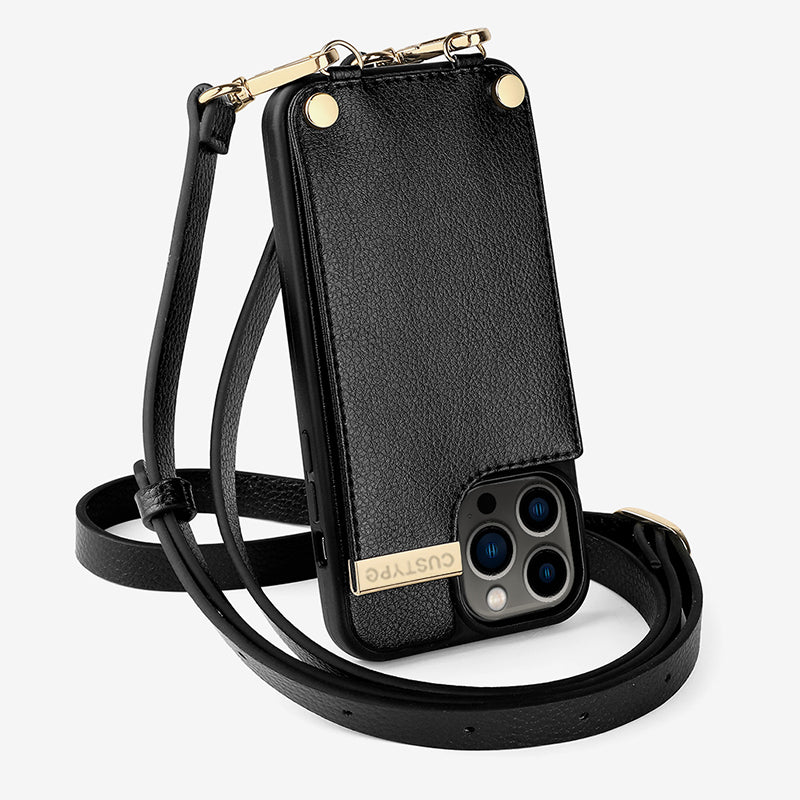 Crossbody Card Holder iPhone Case - Stylish Protection