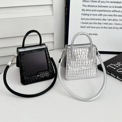 LuxeBag™ Designer Case – Mini Purse Style for Galaxy Z Flip 5