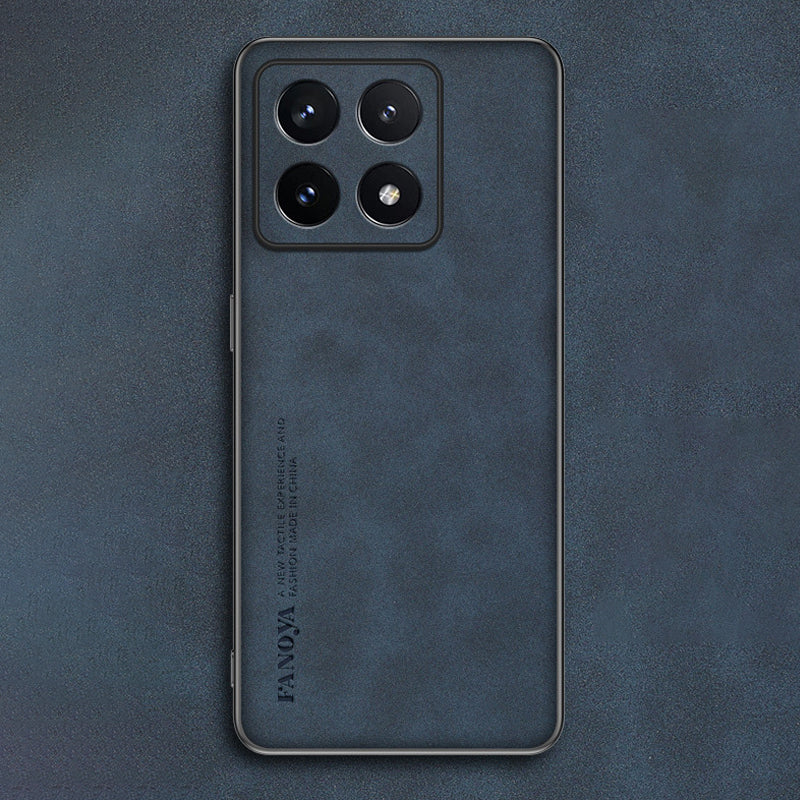 Xiaomi Series | Matte Leather Phone Case with Stand