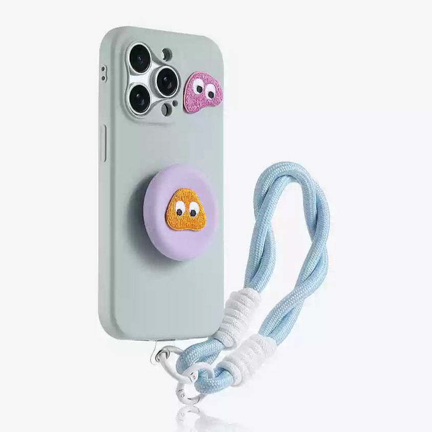 Blue Hat Dora Case with Lanyard for iPhone 16/15/14