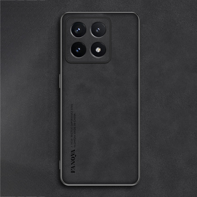 Xiaomi Series | Matte Leather Phone Case with Stand