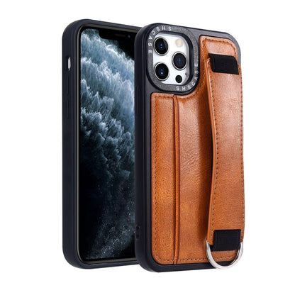 Leather Wallet Stand Wrist Strap Card Pocket Case for iPhone 11serie