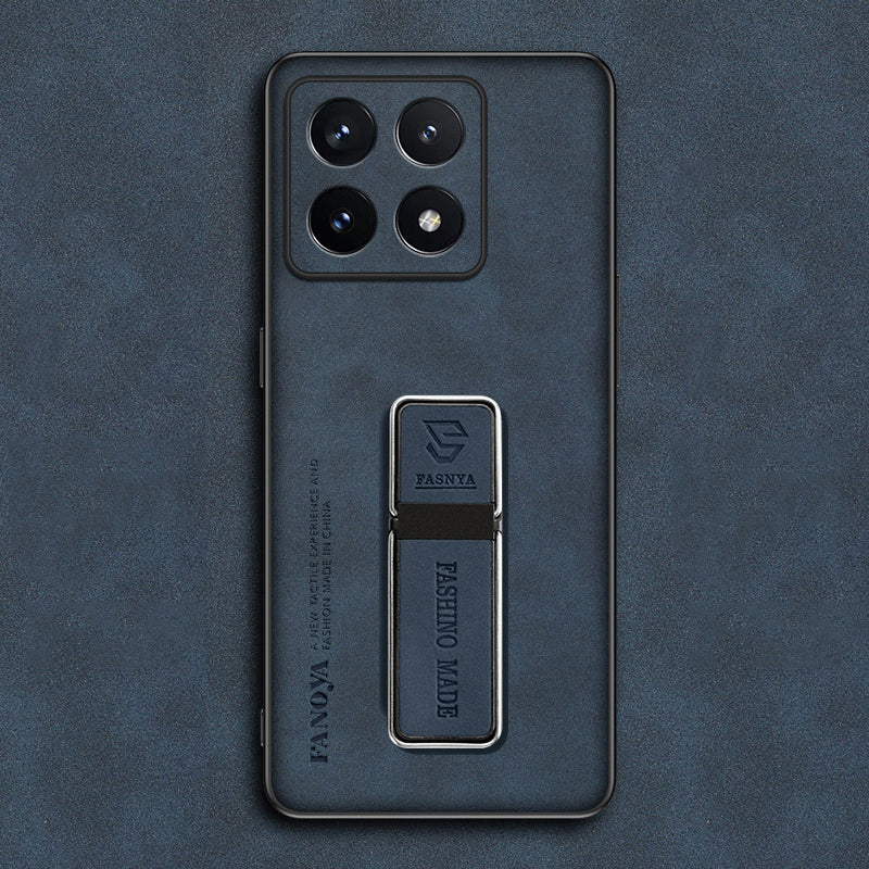 Xiaomi Series | Matte Leather Phone Case with Stand