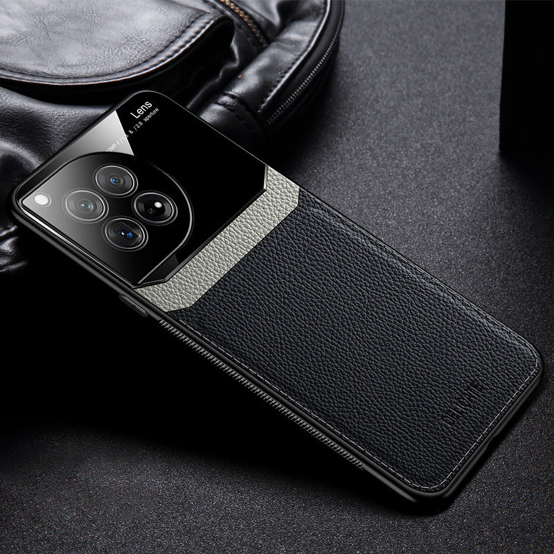 OnePlus series | Contrast Color Stitching Leather Phone Case