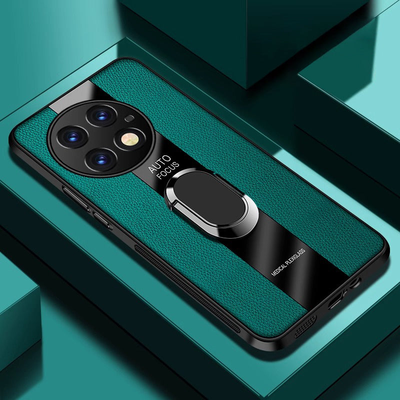 OnePlus Series | Porsche Leather Texture Holder Mobile Phone Case
