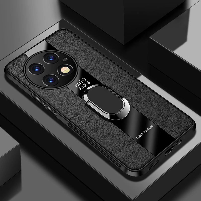 OnePlus Series | Porsche Leather Texture Holder Mobile Phone Case