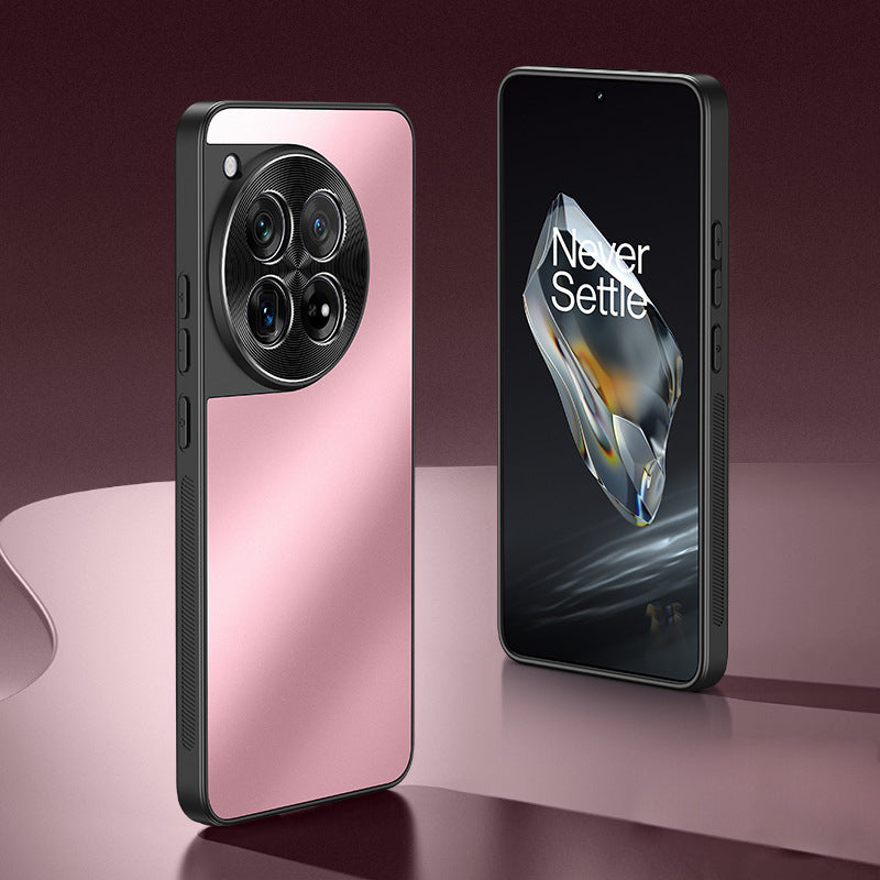 OnePlus Series | Matte Colorful Mobile Phone Case with Metal Lens Ring